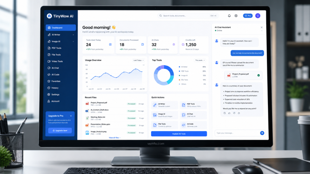 TinyWow AI Review: Features, Pricing, Pros & Cons (2026 Guide)